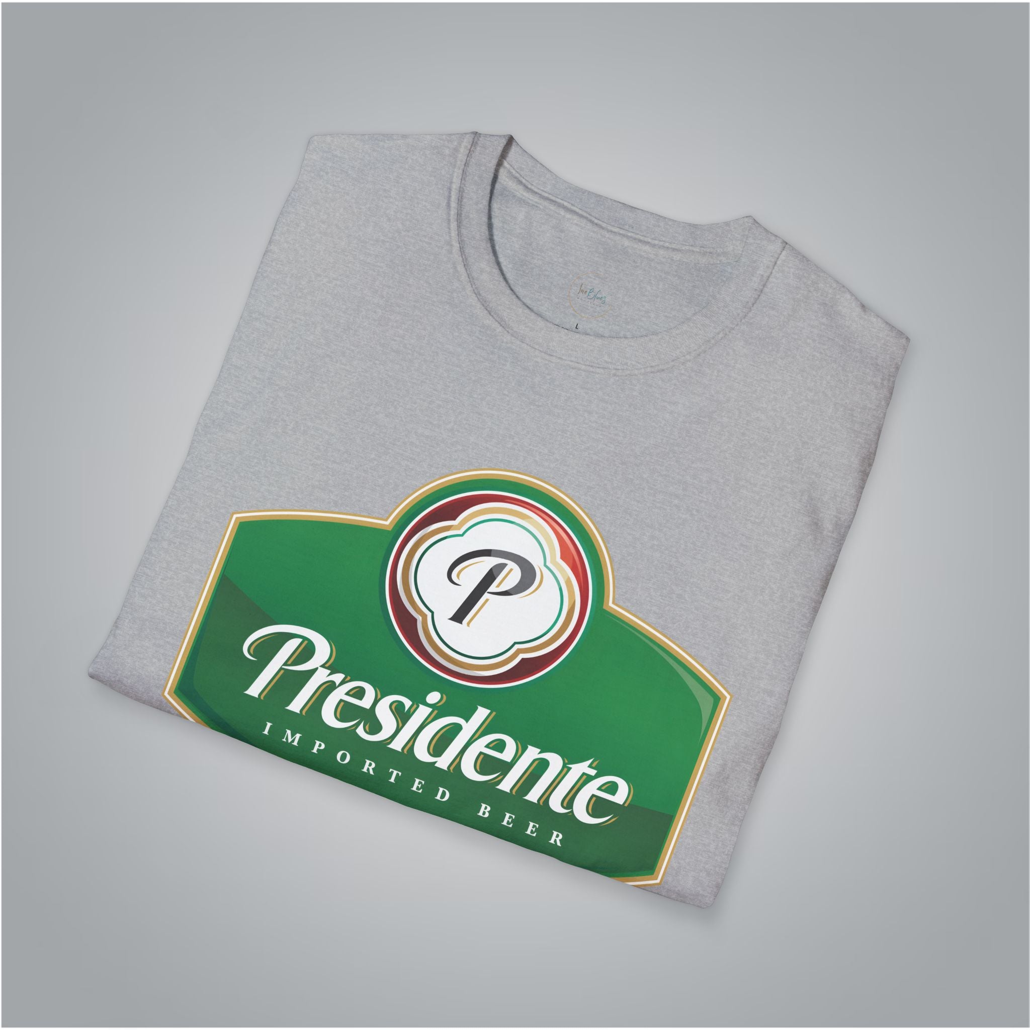 Dominican Republic Presidente Beer Logo Unisex T-Shirt - Irie Blues Boutique