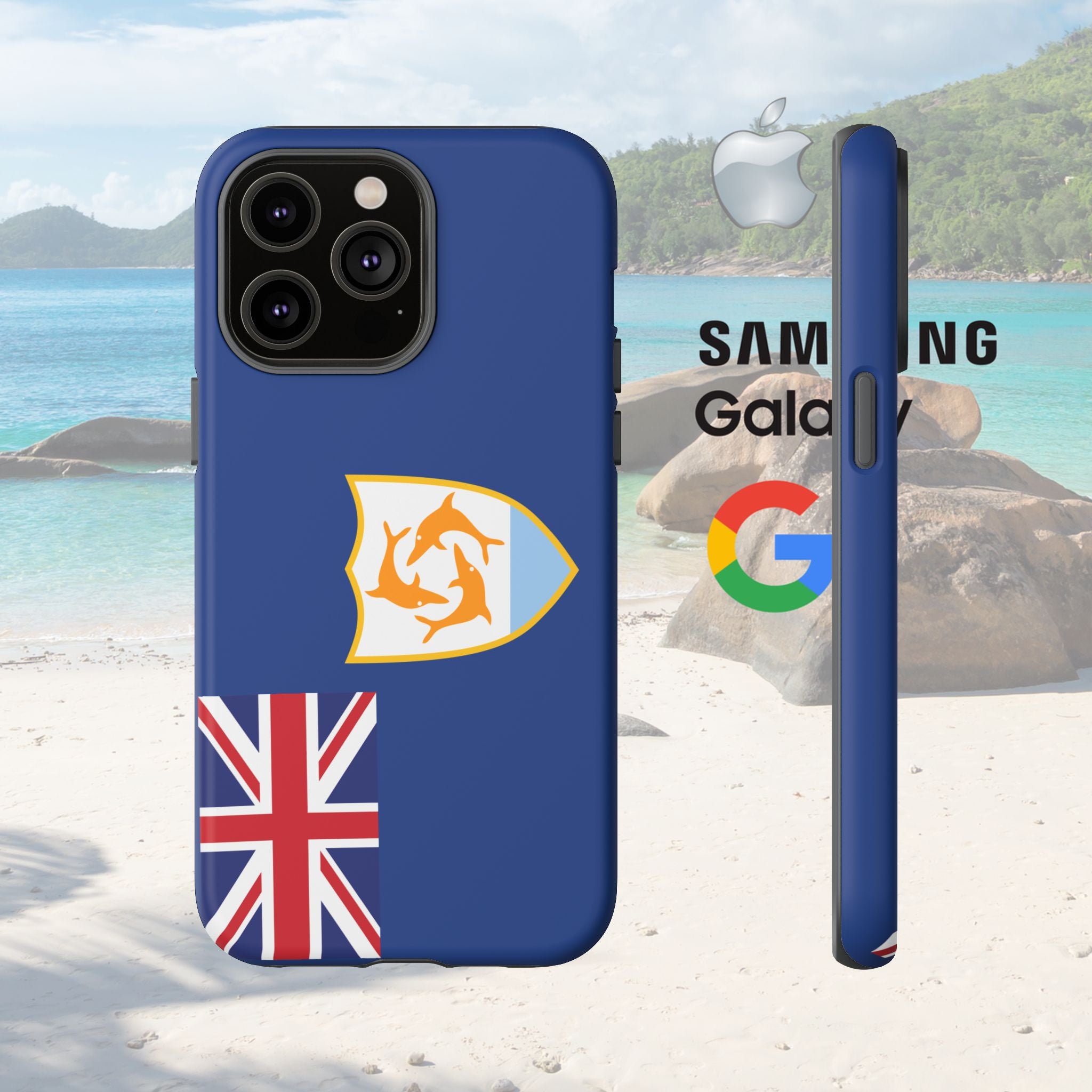 Anguilla Flag Tough Phone Case