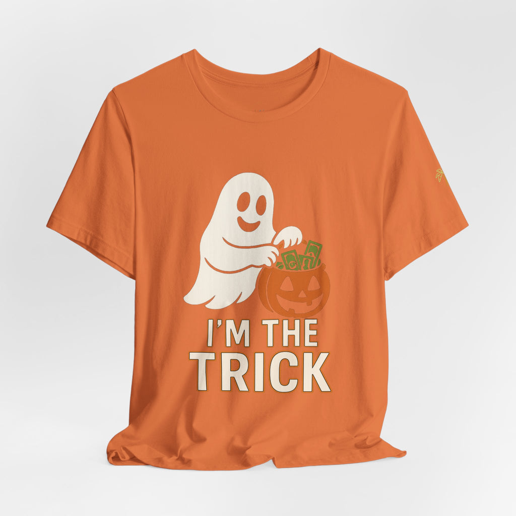 I'm The Trick Halloween Ghost Trick Tee - Irie Blues Boutique