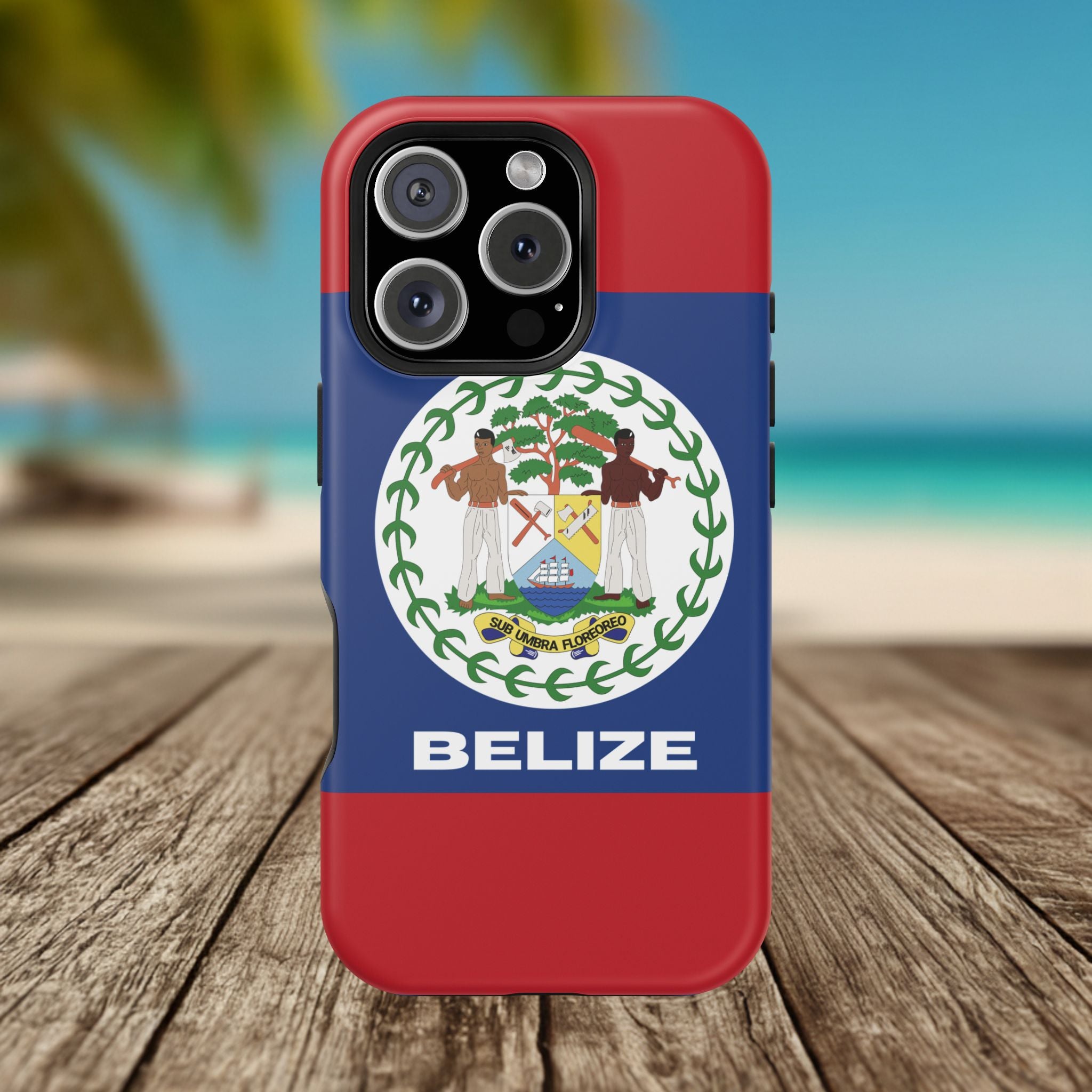 Belize Flag Magnetic Case - Irie Blues Boutique