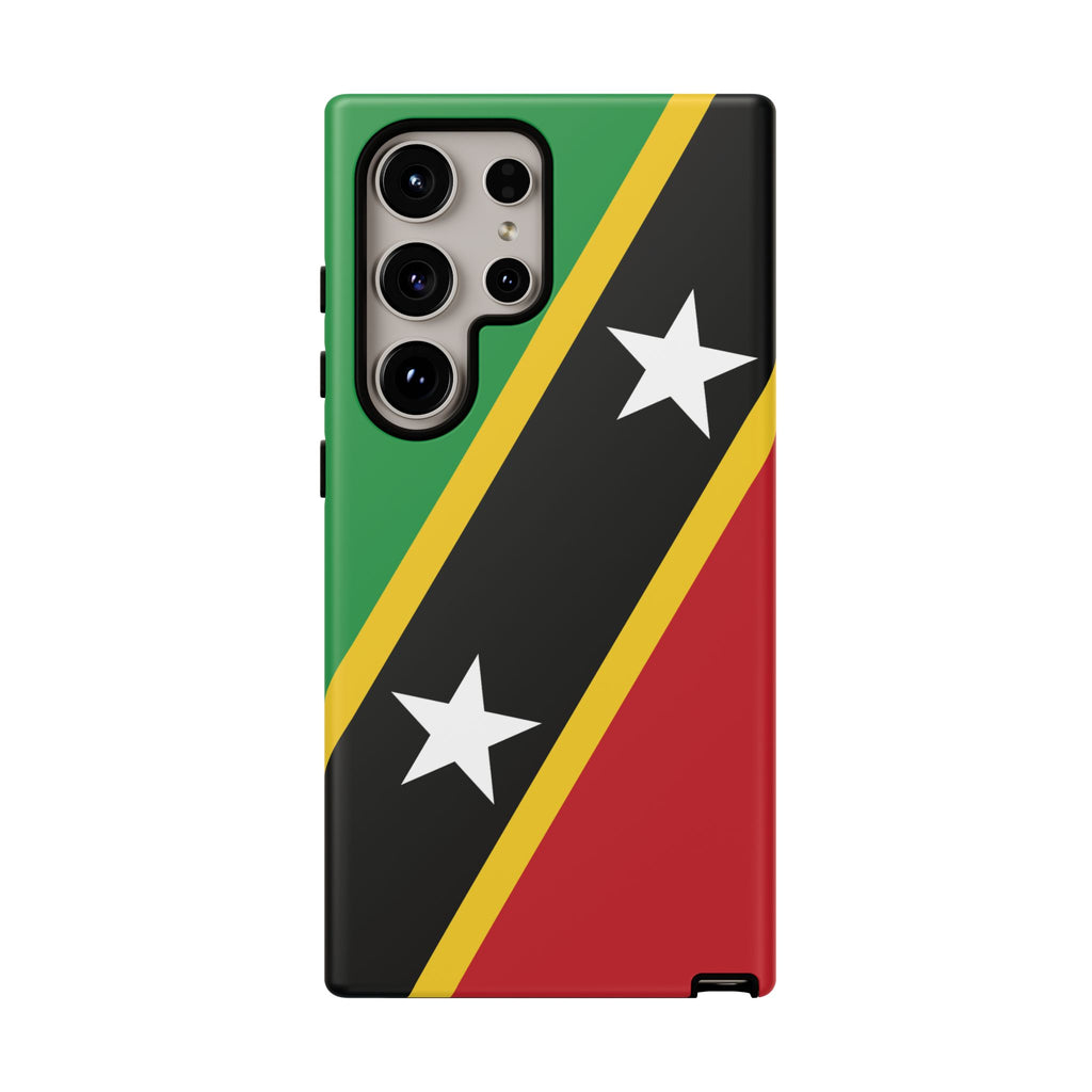 Saint Kitts and Nevis Flag Tough Phone Case - Irie Blues Boutique
