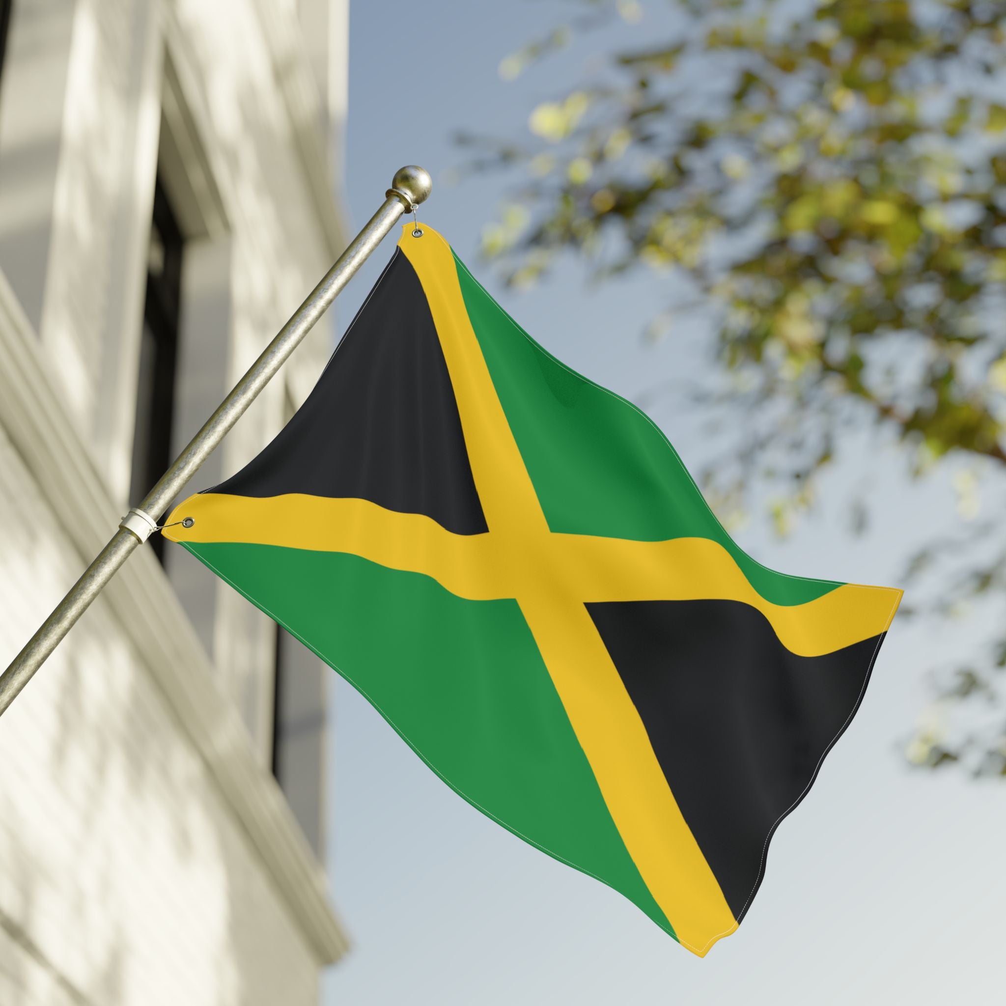 Jamaica Flag Double Sided Flag