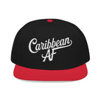 Caribbean AF Flat Bill Cap - Irie Blues Boutique