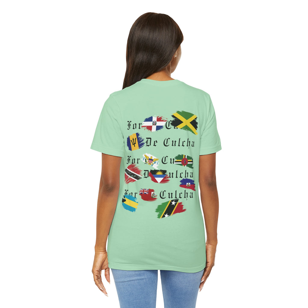 For The Culture Caribbean Flags Unisex T-Shirt - Irie Blues Boutique