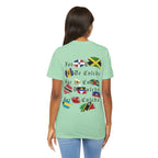 For The Culture Caribbean Flags Unisex T-Shirt - Irie Blues Boutique