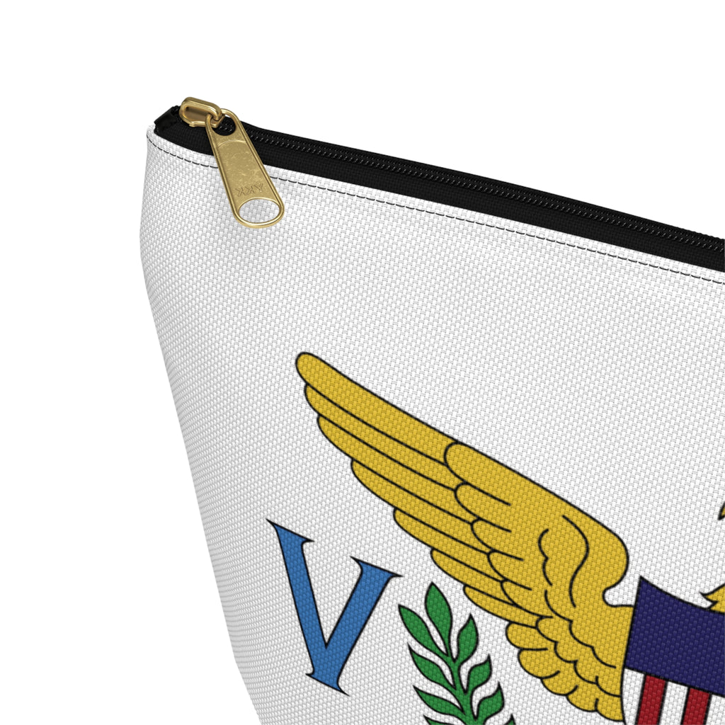 US Virgin Islands Accessory Pouch with T-Bottom