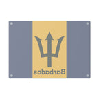 Barbados Flag Cutting Board - Irie Blues Boutique