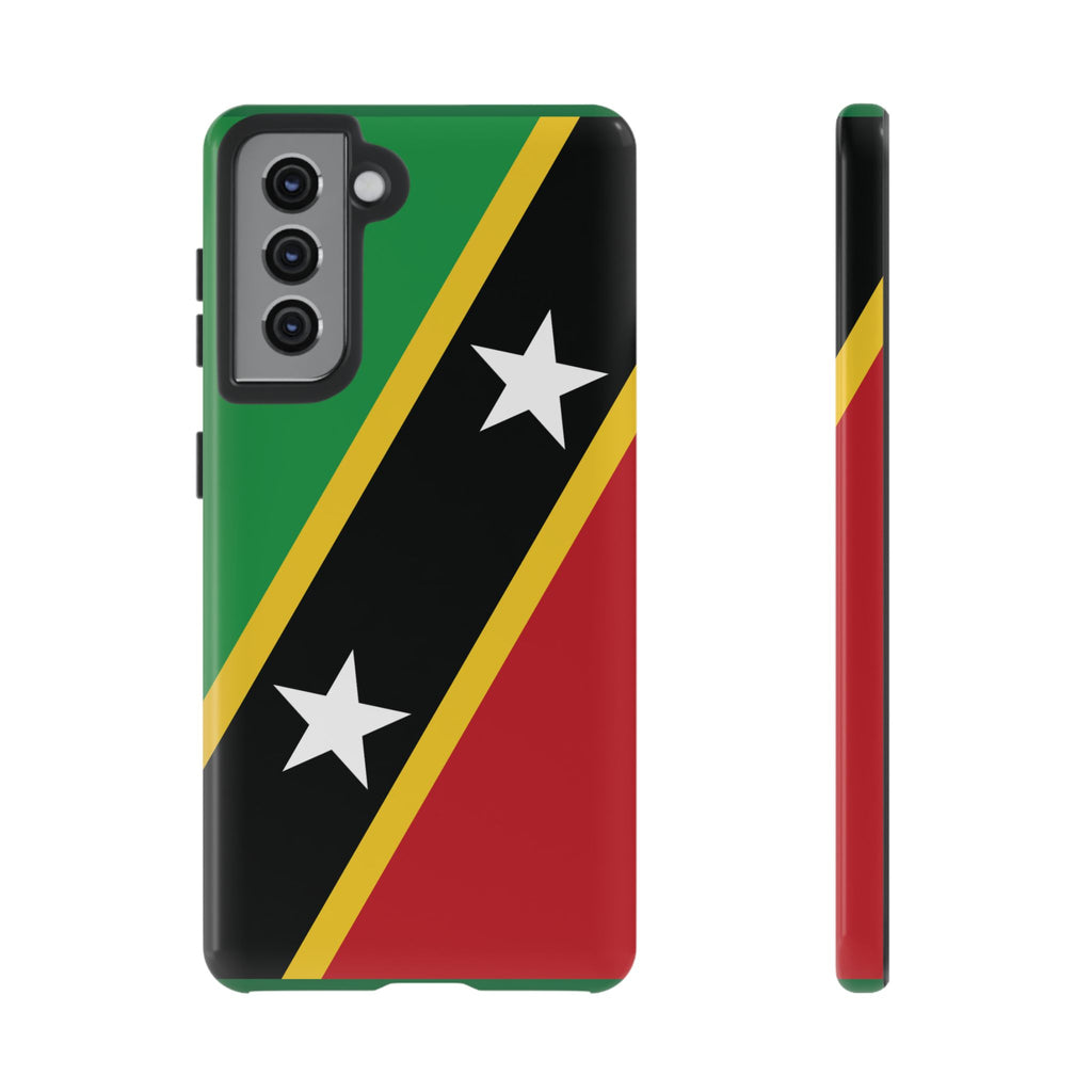 Saint Kitts and Nevis Flag Tough Phone Case - Irie Blues Boutique