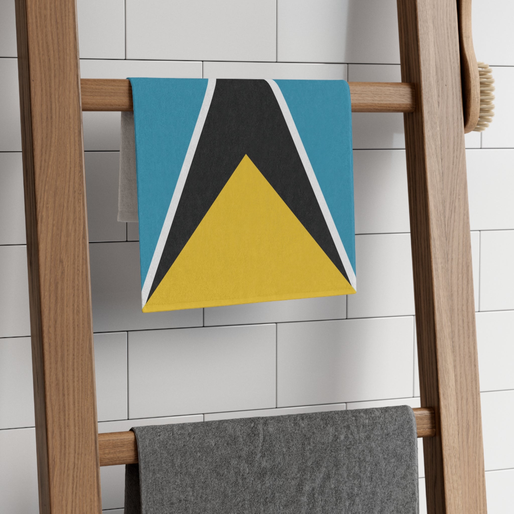 St Lucia Flag Rally Towel - Irie Blues Boutique