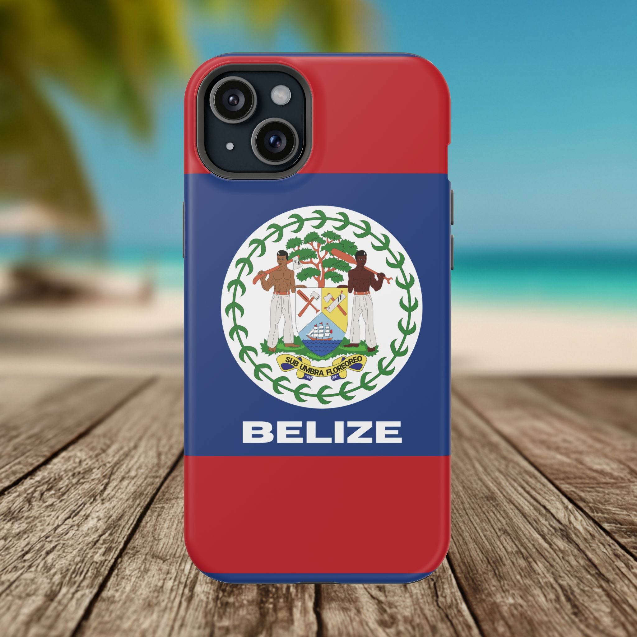 Belize Flag Magnetic Case - Irie Blues Boutique