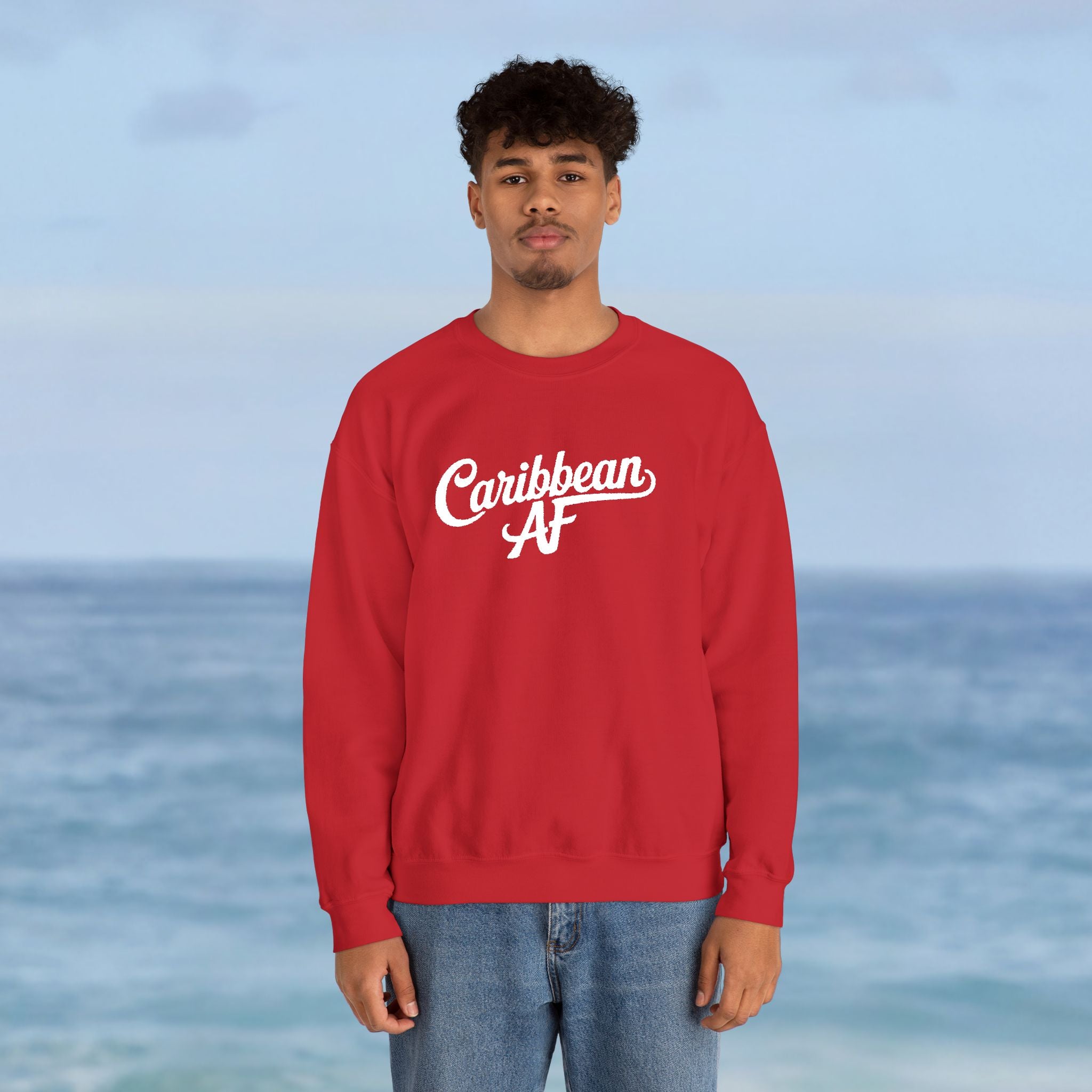 Caribbean AF Embroidery Sweatshirt