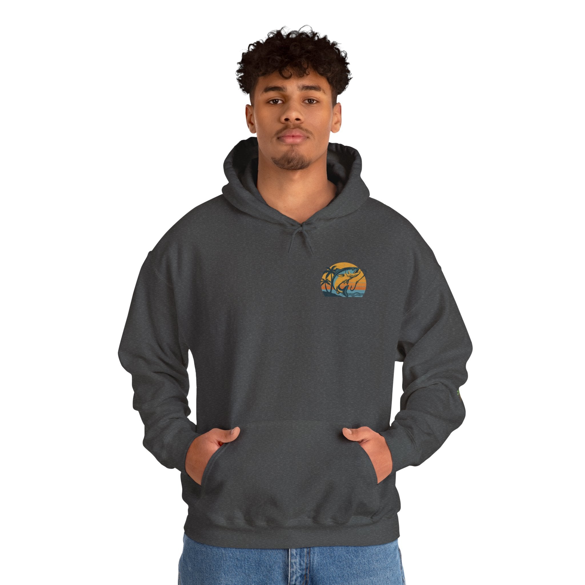 Hook on Island Time Fishin Hooded Sweatshirt - Irie Blues Boutique