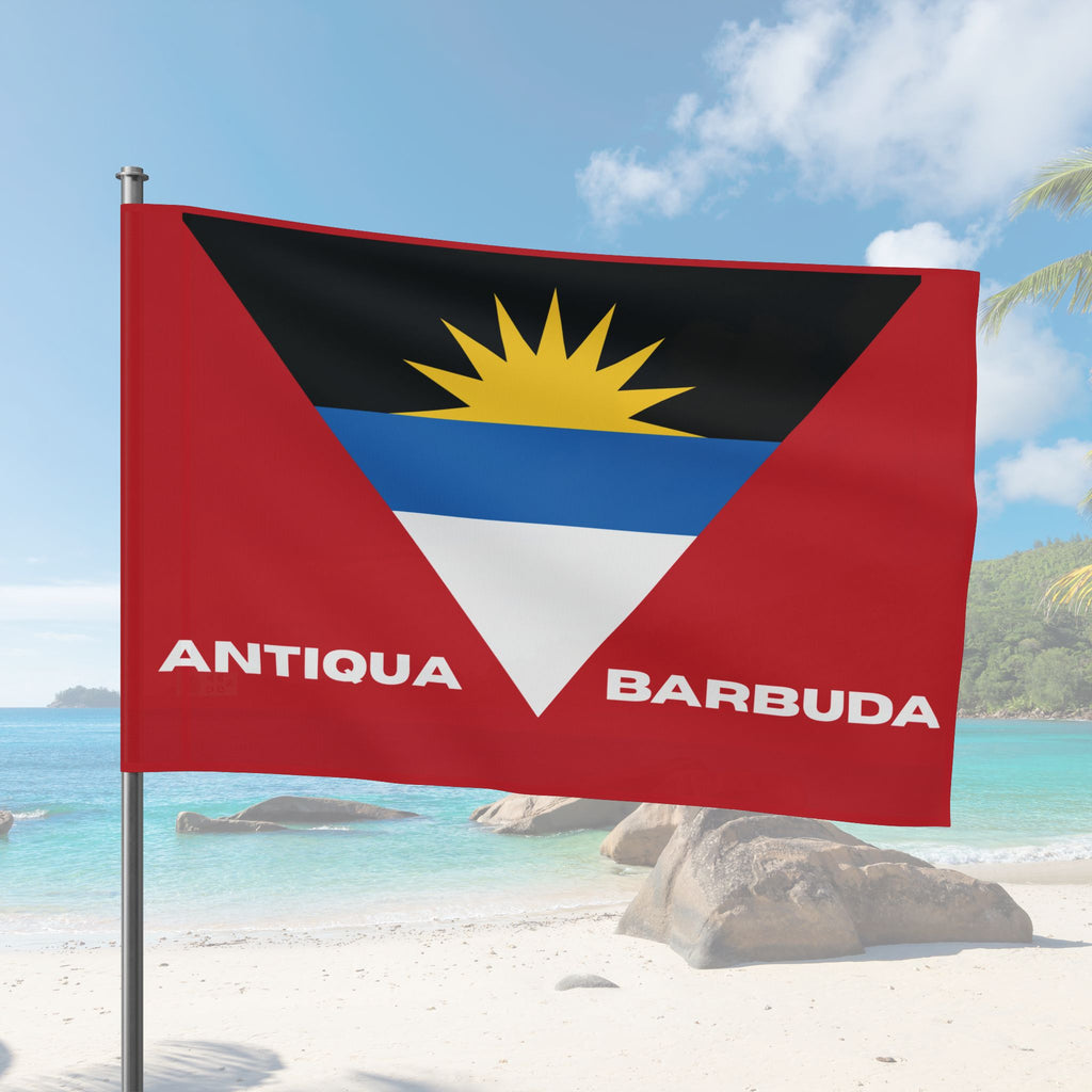 Antigua and Barbuda Flag Wall Art - Irie Blues Boutique