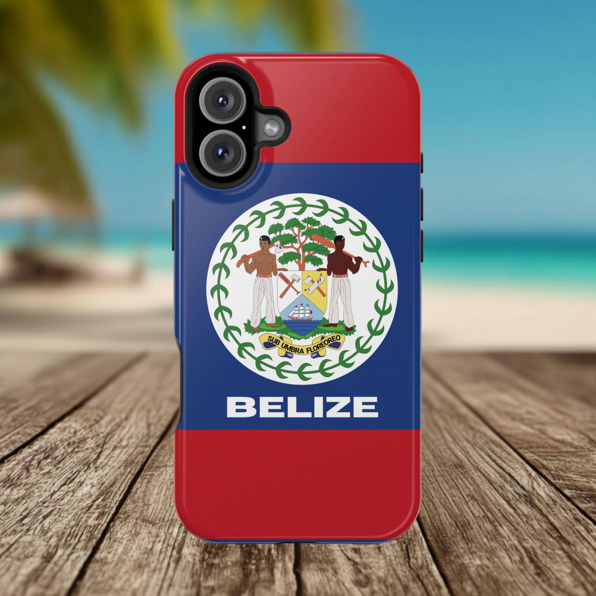 Belize Flag Magnetic Case - Irie Blues Boutique