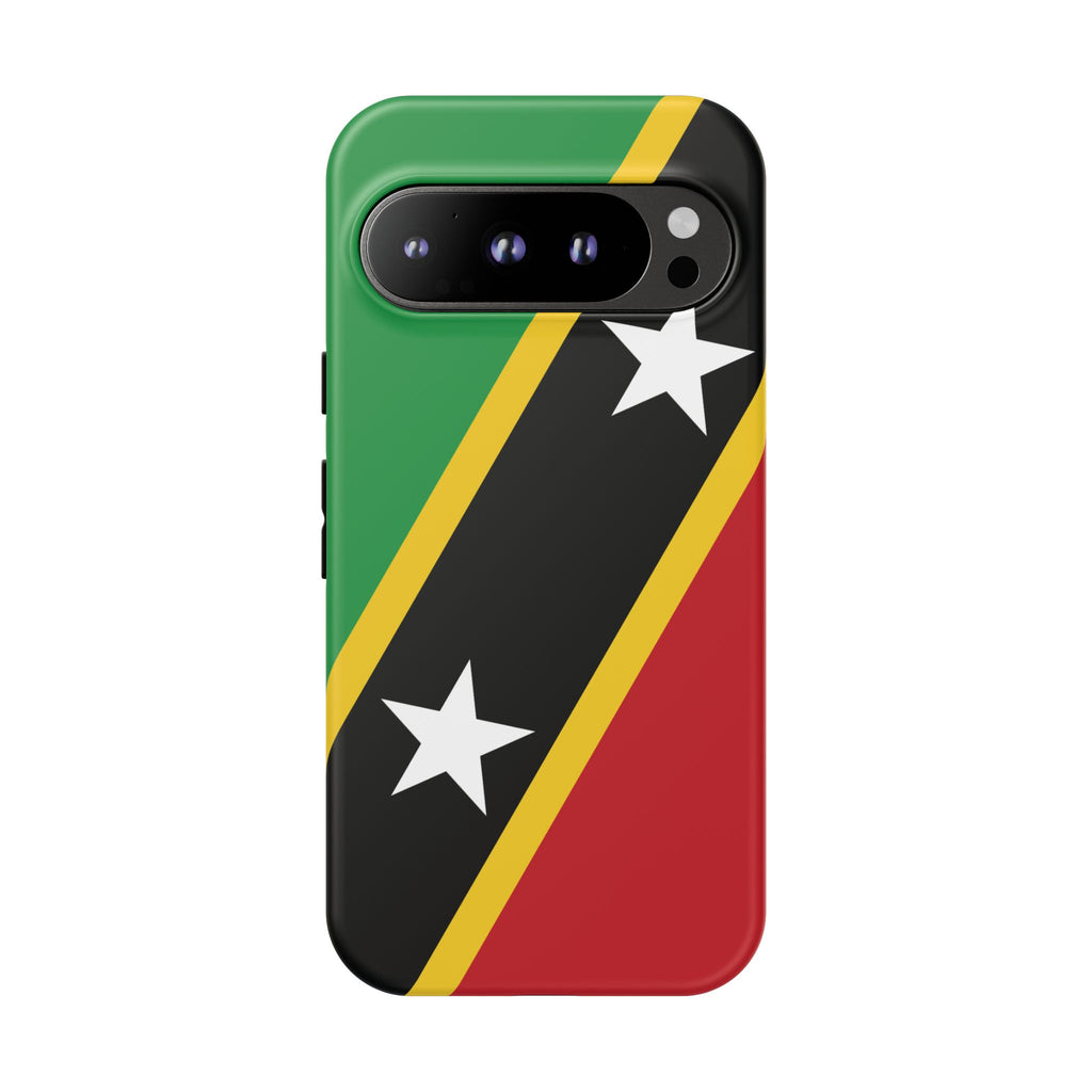 Saint Kitts and Nevis Flag Tough Phone Case - Irie Blues Boutique