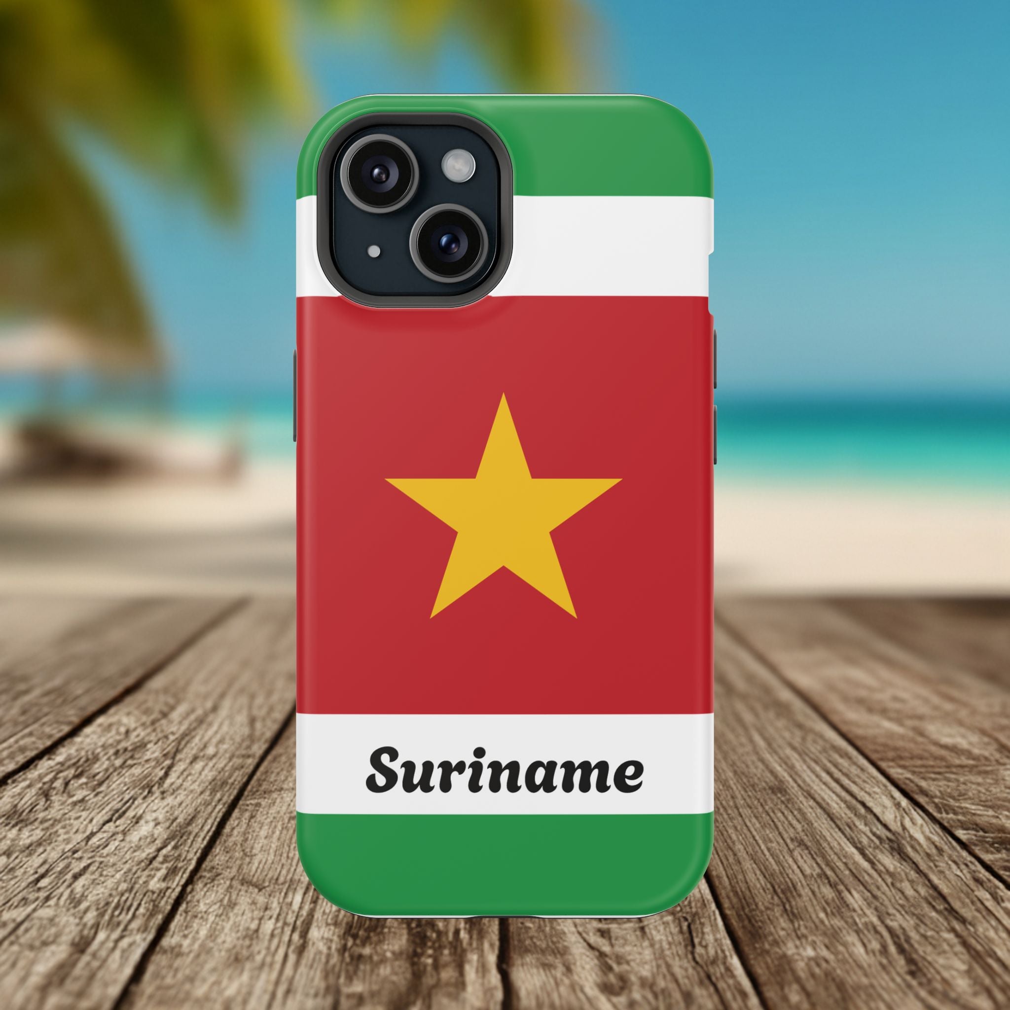 Suriname Flag Magnetic Case - Irie Blues Boutique
