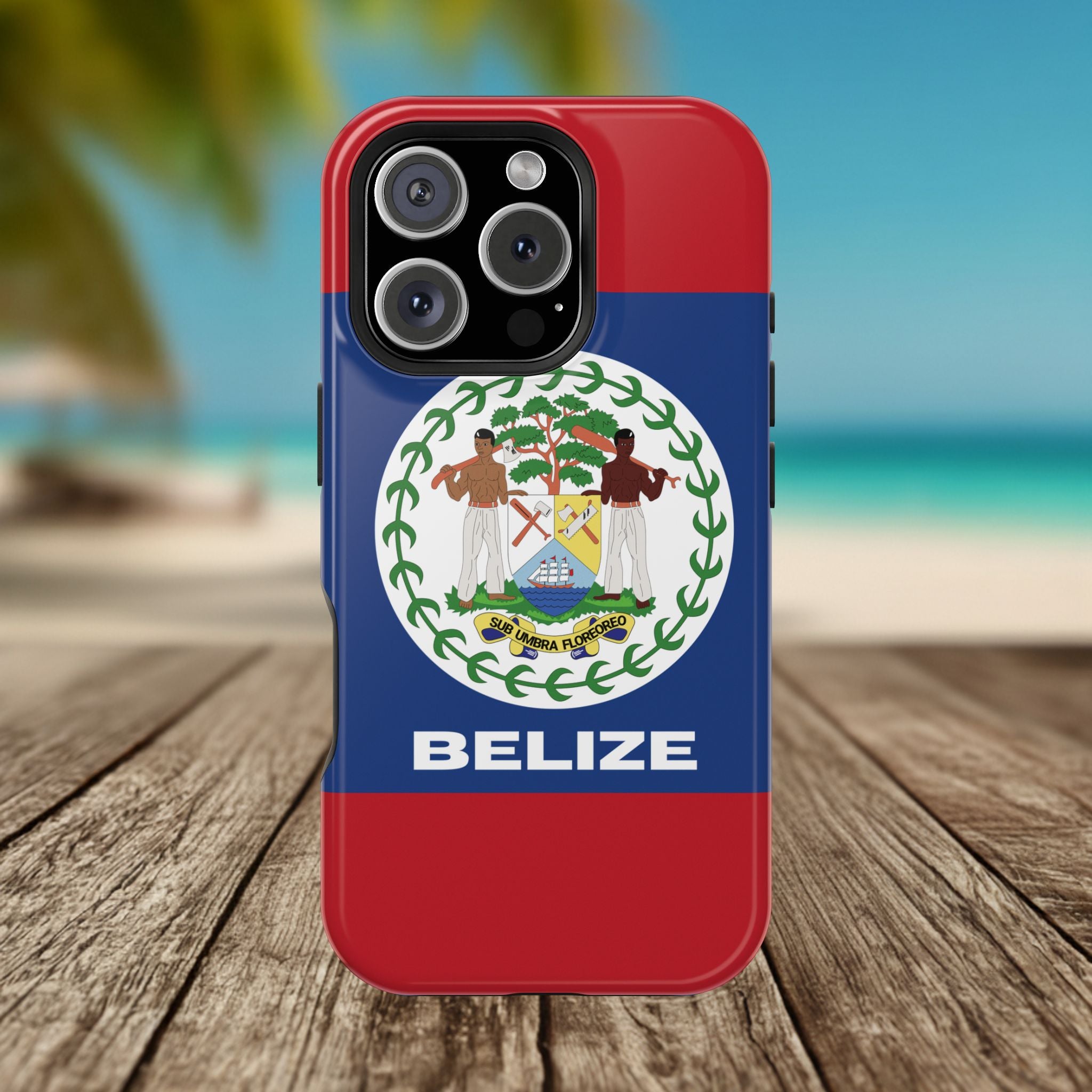 Belize Flag Magnetic Case - Irie Blues Boutique