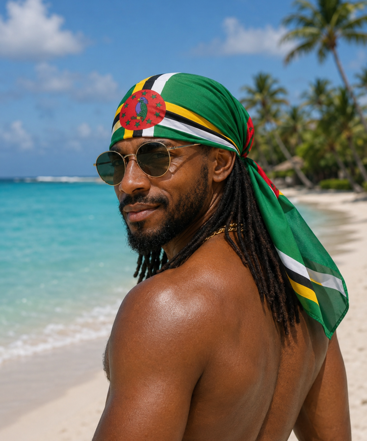 Dominica Flag Bandana