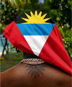 Antigua & Barbuda Flag Bandana