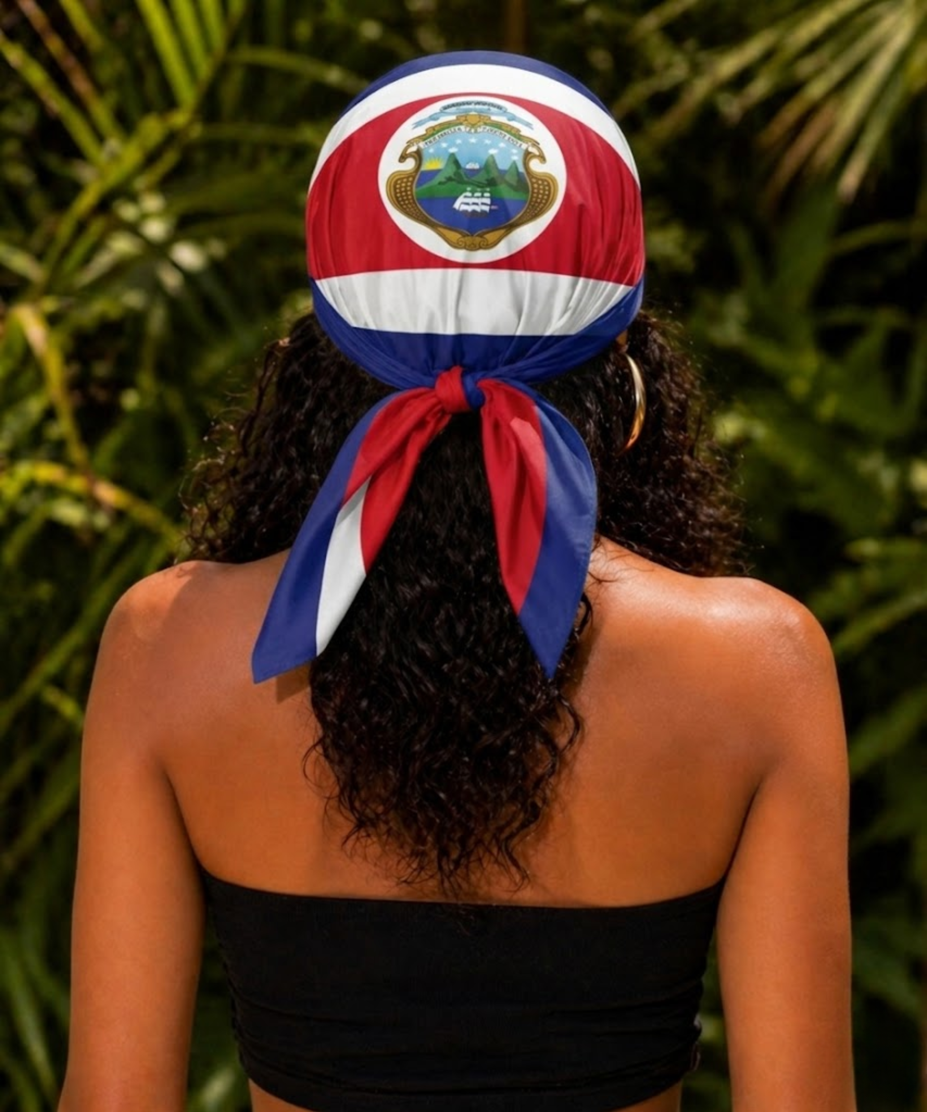 Costa Rica Flag Bandana