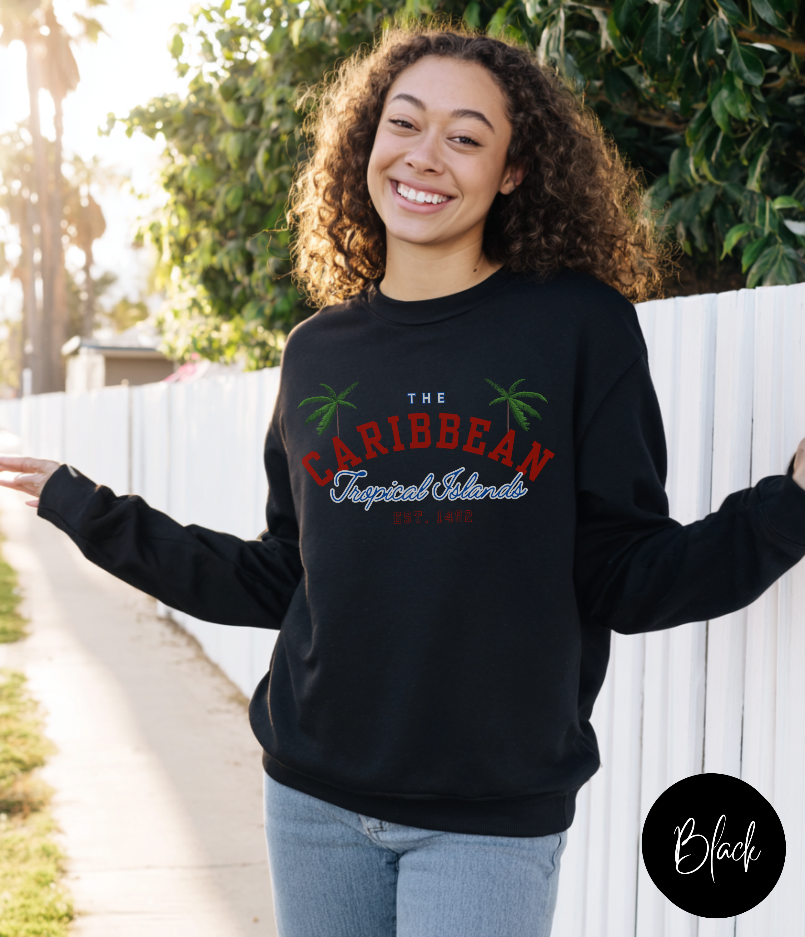 Caribbean University Island Crewneck Sweatshirt