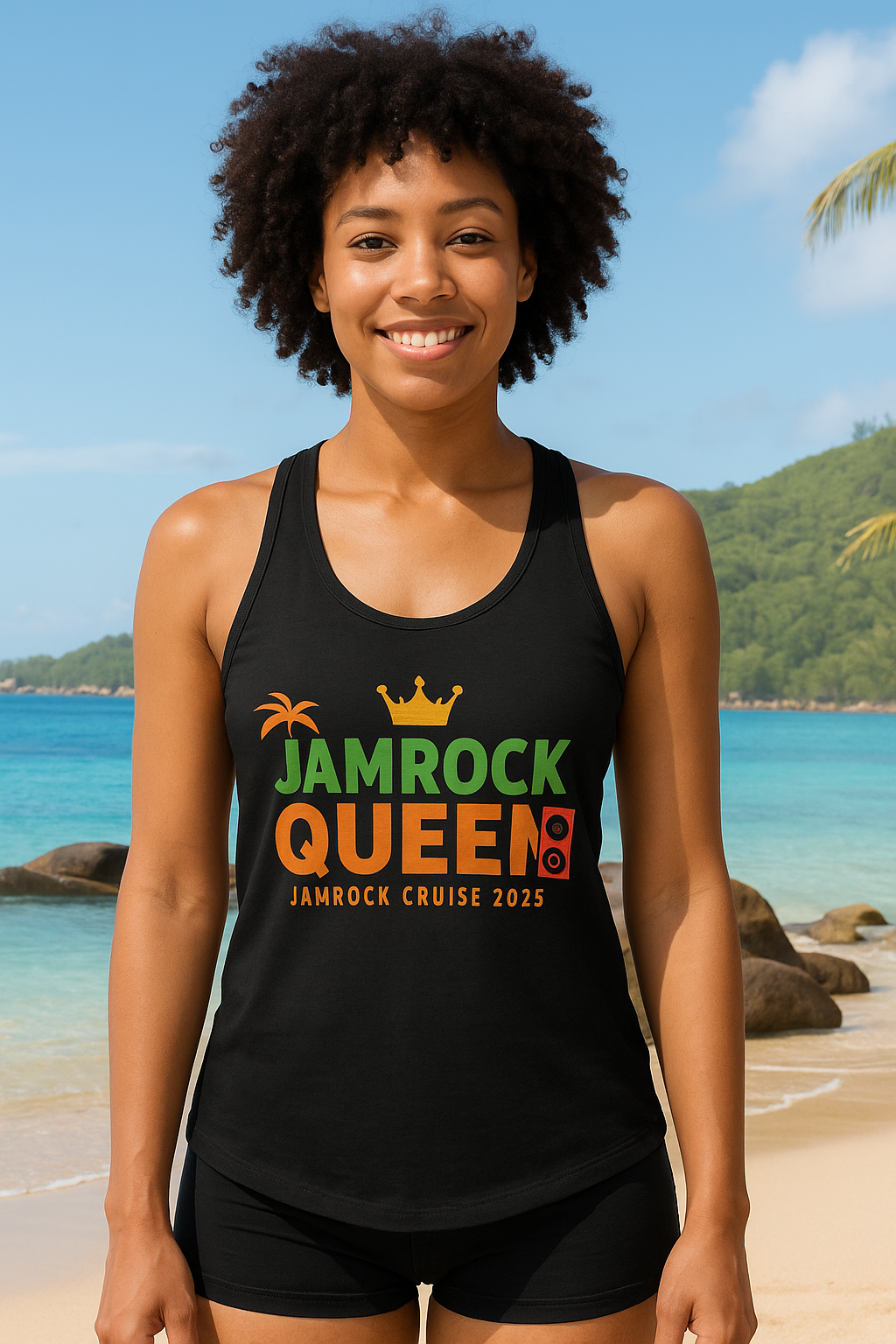Jamrock Queen Racerback Tank