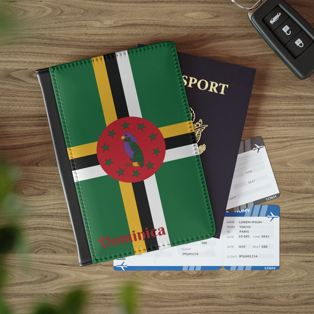 Dominica Flag Passport Cover - Irie Blues Boutique