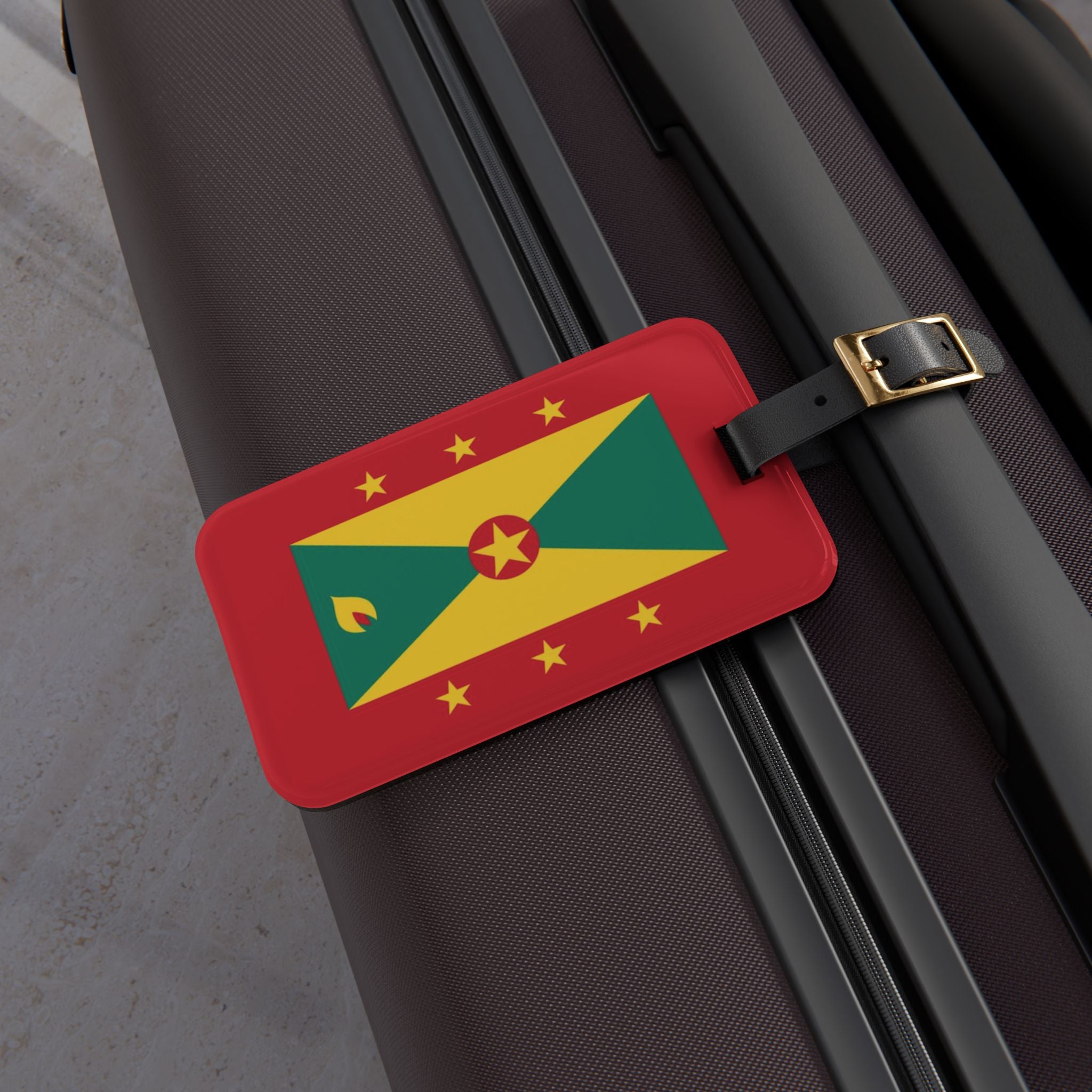 Grenada Flag Luggage Tag