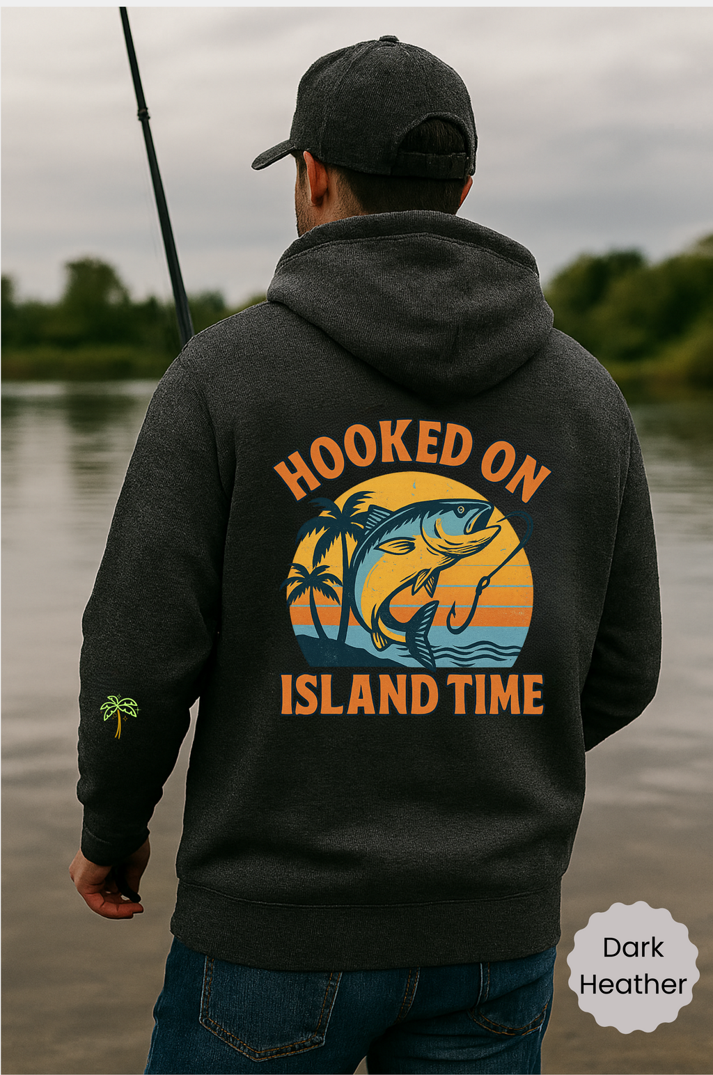 Hook on Island Time Fishin Hoodie - Irie Blues Boutique