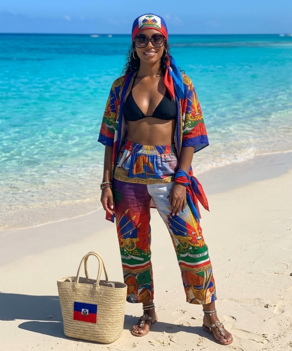 Haiti Flag Bandana