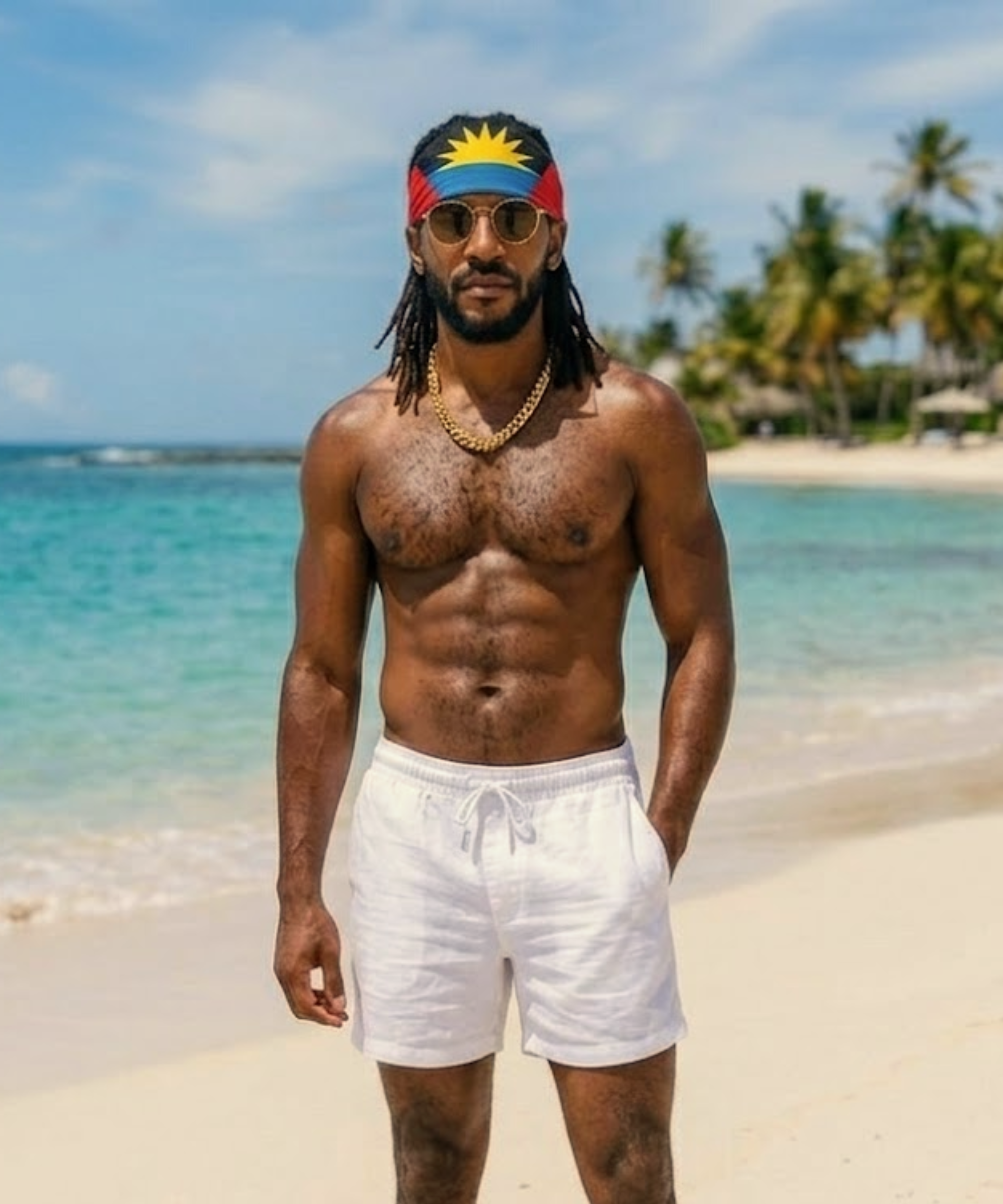 Antigua & Barbuda Flag Bandana