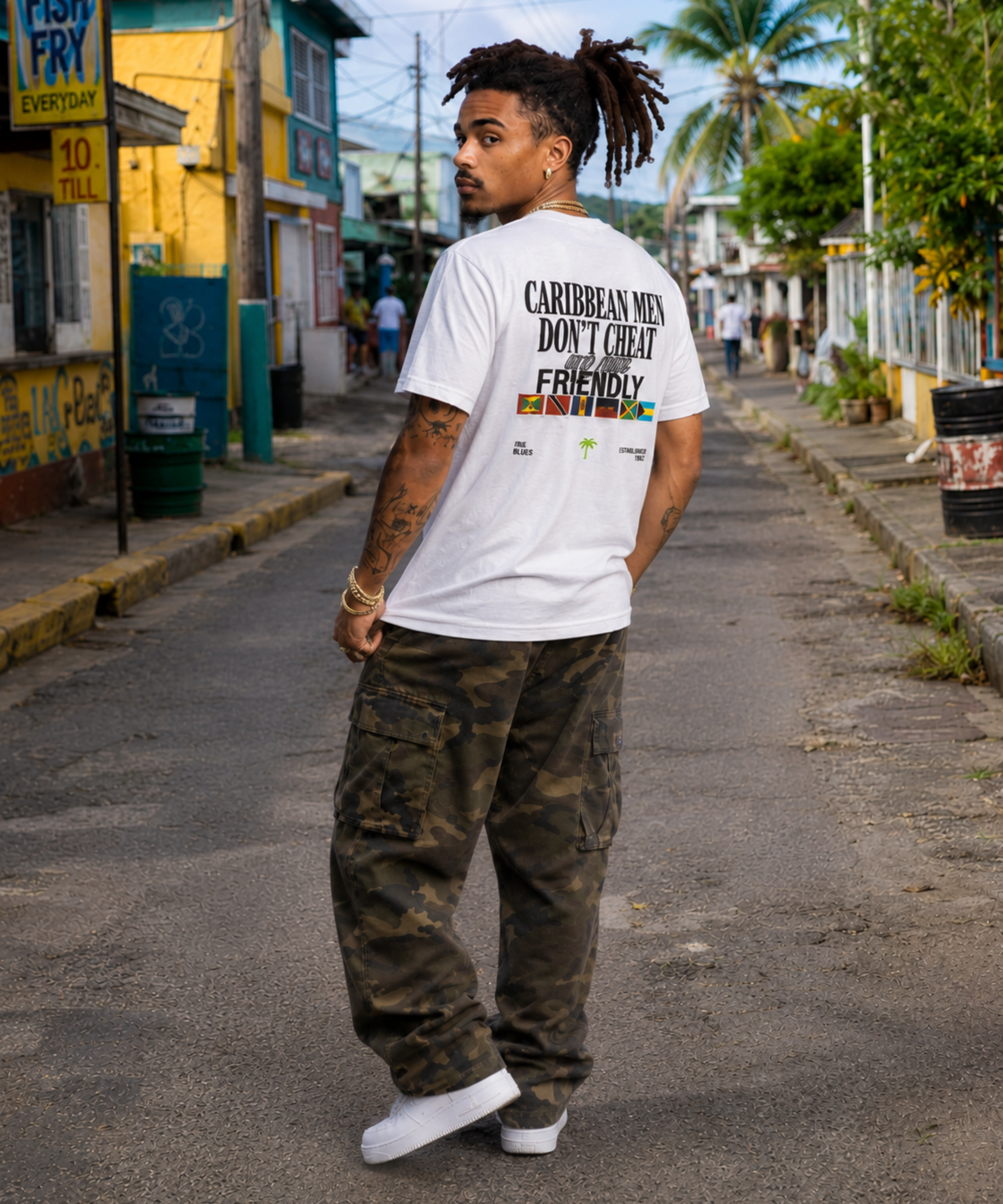 Caribbean Men Don't Cheat Friendly T-Shirt