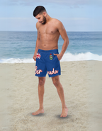 Bermuda Flag All Over Print Recycled Swim Trunks - Irie Blues Boutique