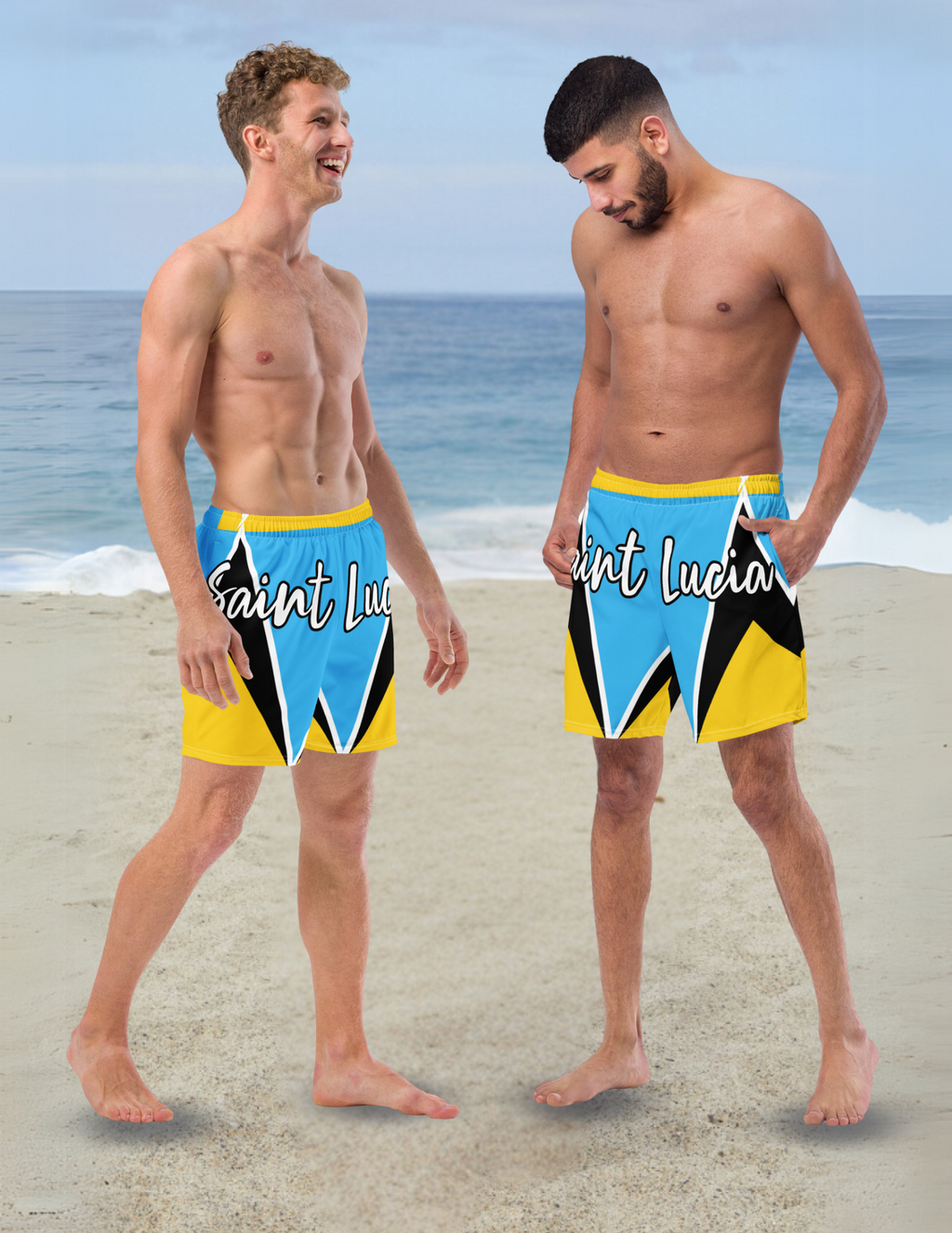 St Lucia Recycled Swim Trunks - Irie Blues Boutique