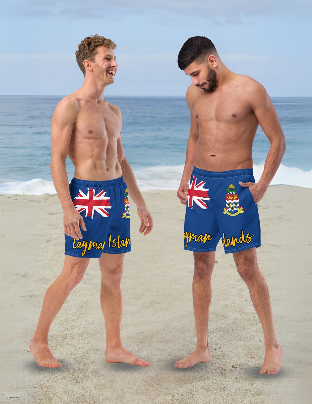Cayman Islands Recycled Swim Trunks - Irie Blues Boutique