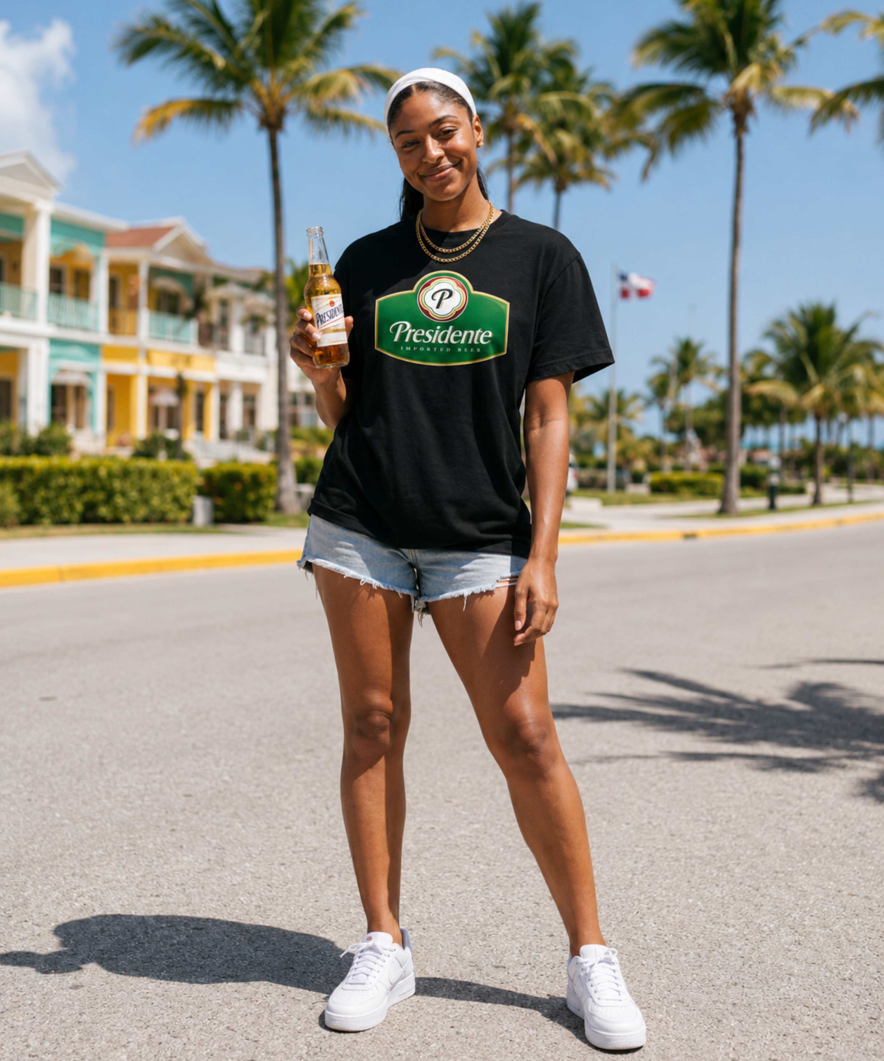 Dominican Republic Presidente Beer Logo Unisex T-Shirt