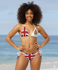 Bermuda Flag All Over Print Recycled String Bikini - Irie Blues Boutique