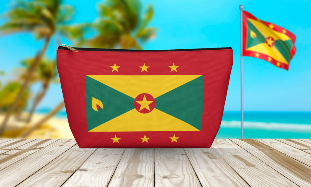 Grenada Flag Accessory Bag - Irie Blues Boutique