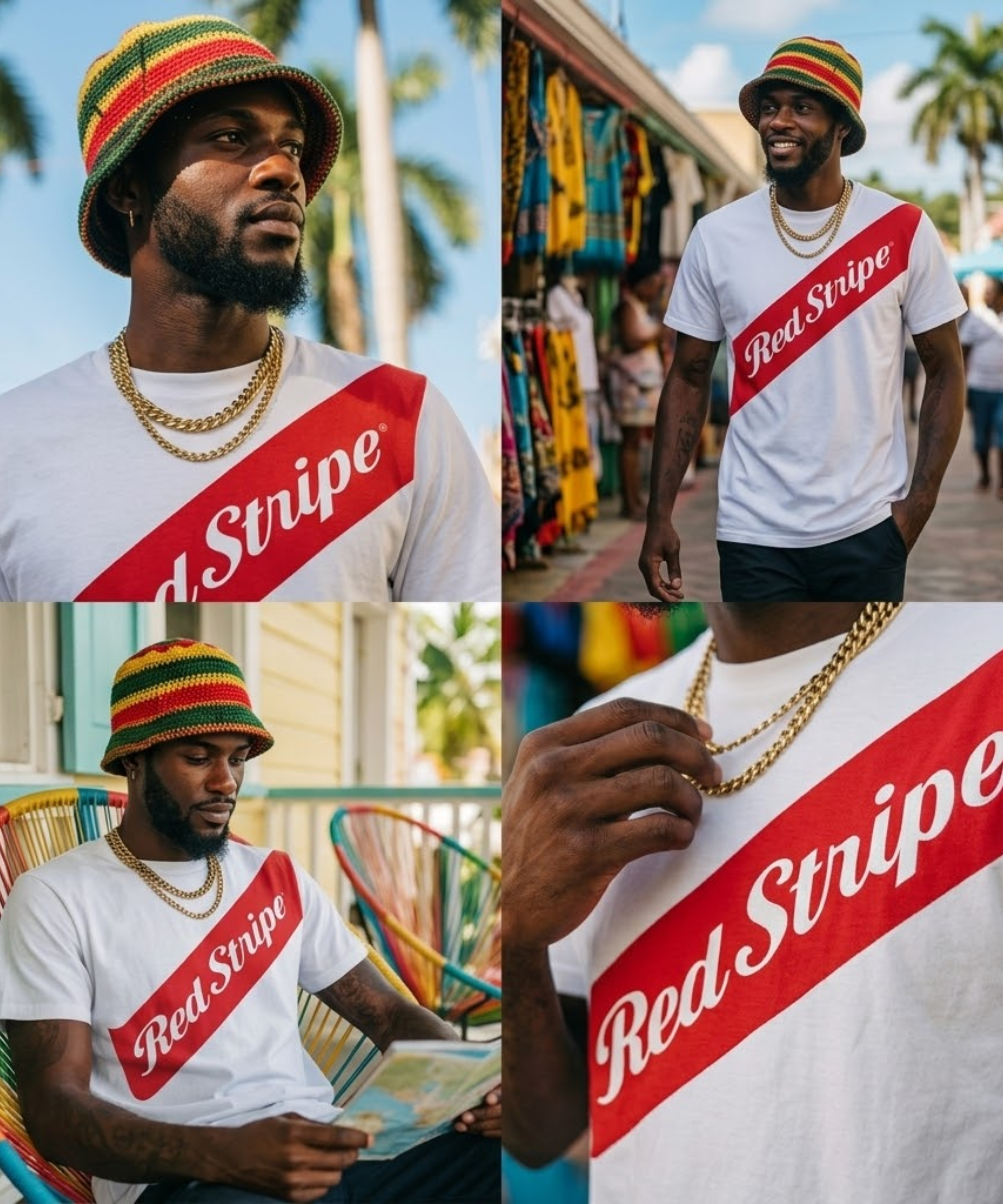 Red Stripe Beer Logo Unisex T-Shirt