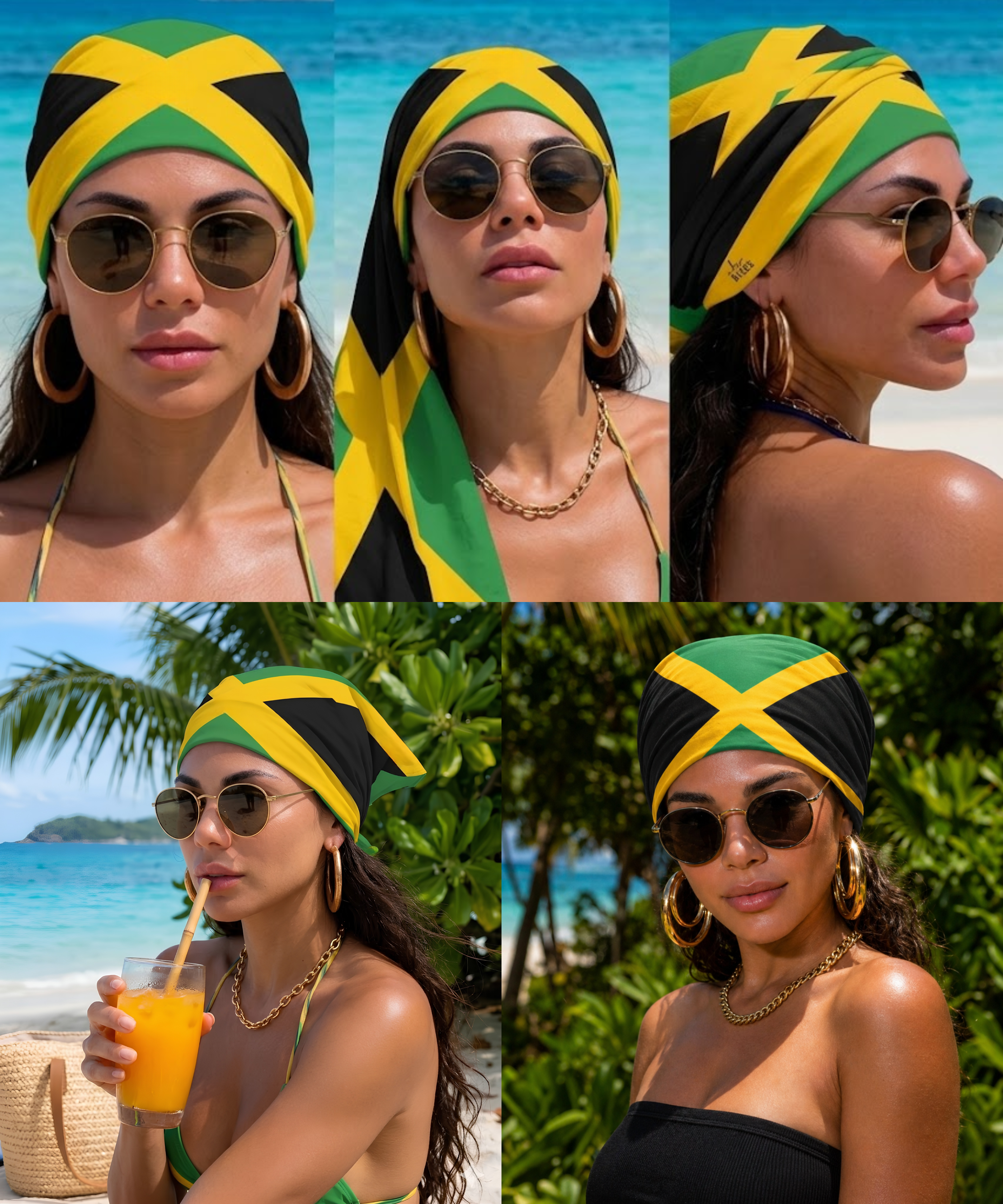 Jamaica Flag Bandana