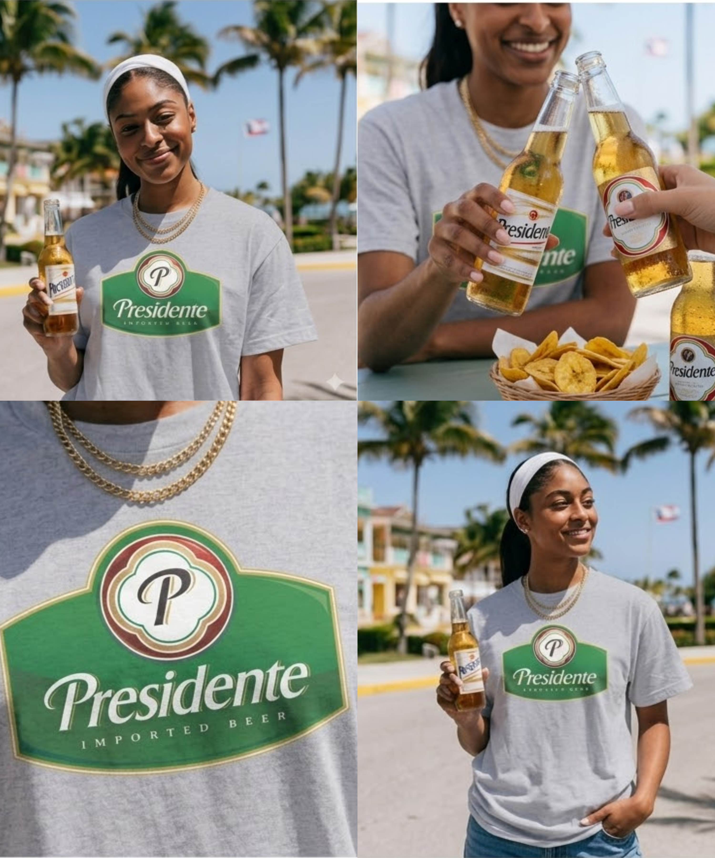 Dominican Republic Presidente Beer Logo Unisex T-Shirt