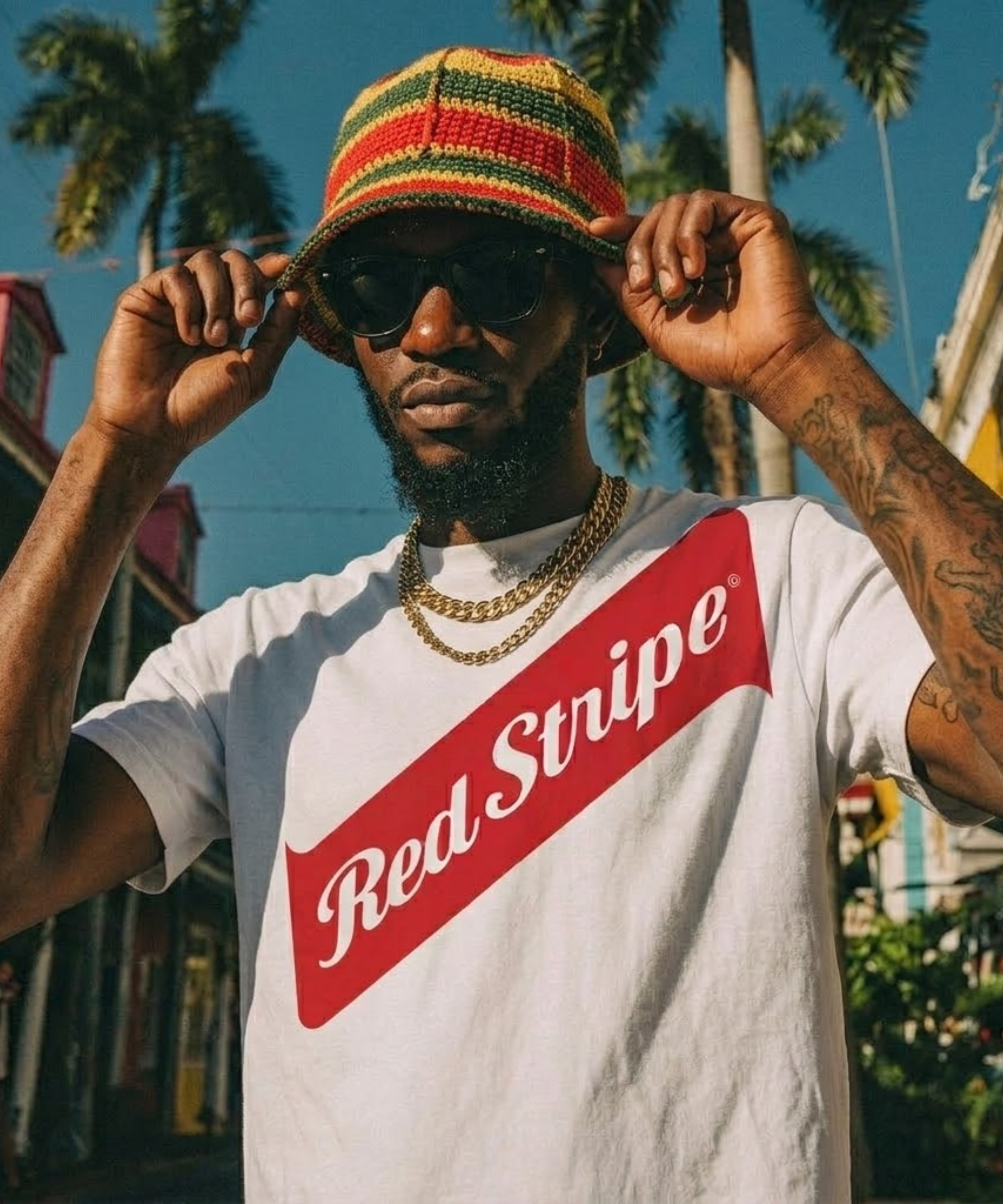 Red Stripe Beer Logo Unisex T-Shirt