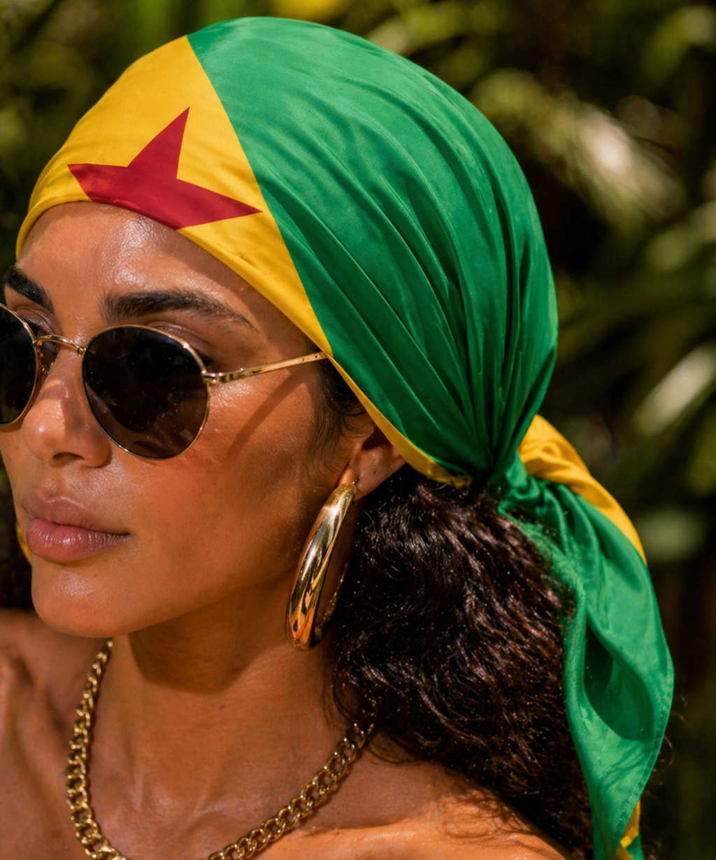 French Guiana Flag Bandana
