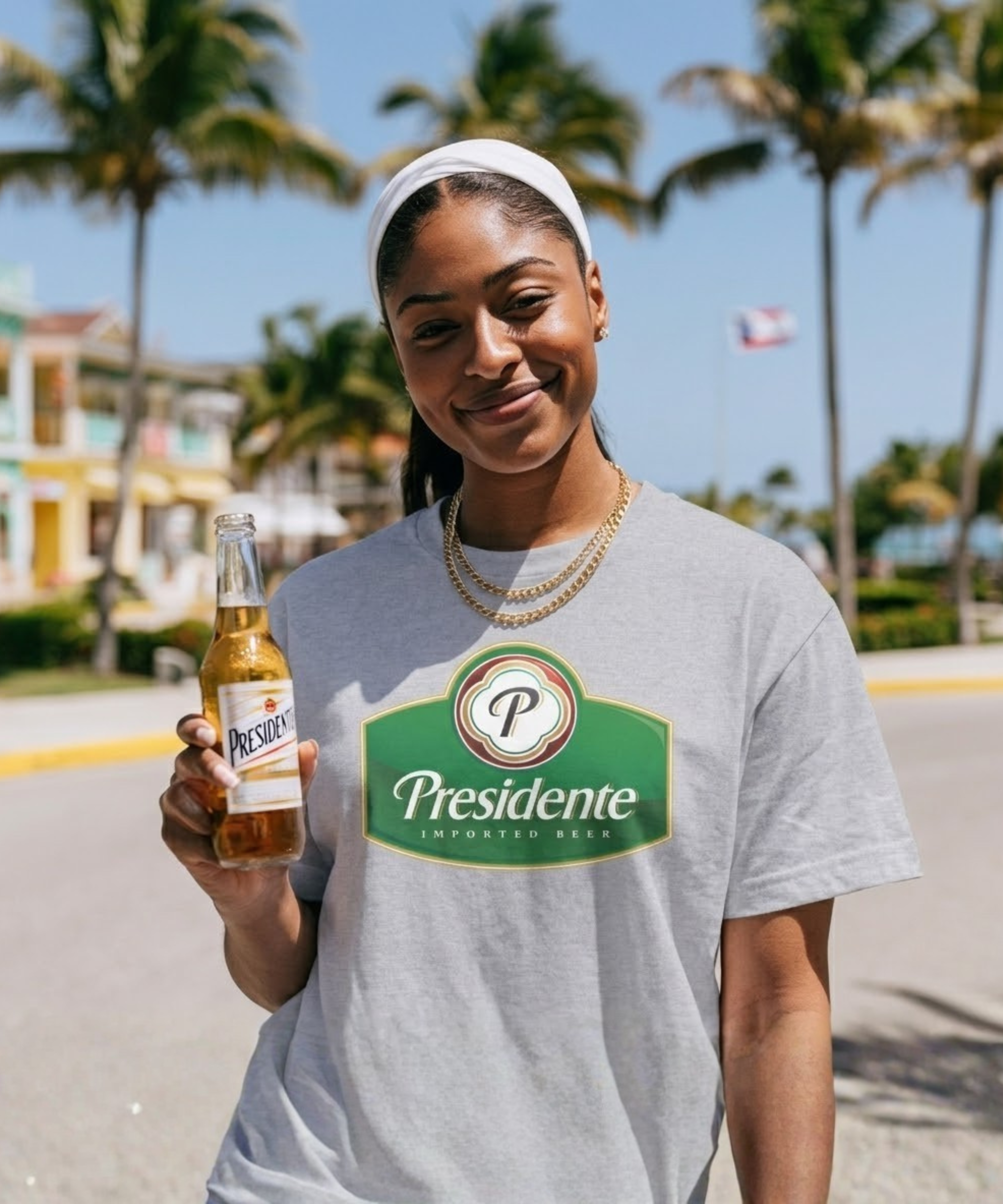 Dominican Republic Presidente Beer Logo Unisex T-Shirt