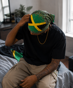 Jamaica Flag Paisley Print Bandana