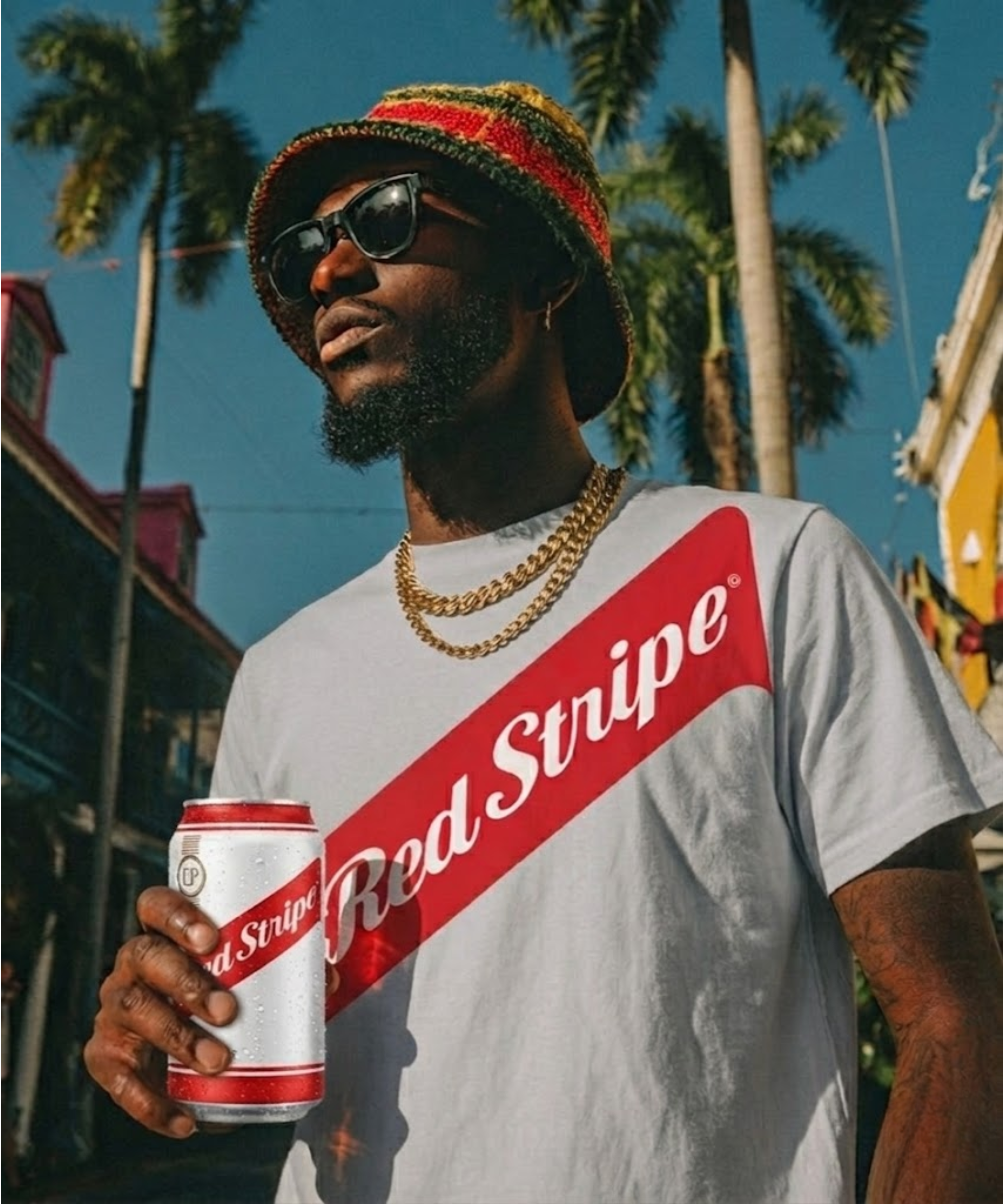 Red Stripe Beer Logo Unisex T-Shirt