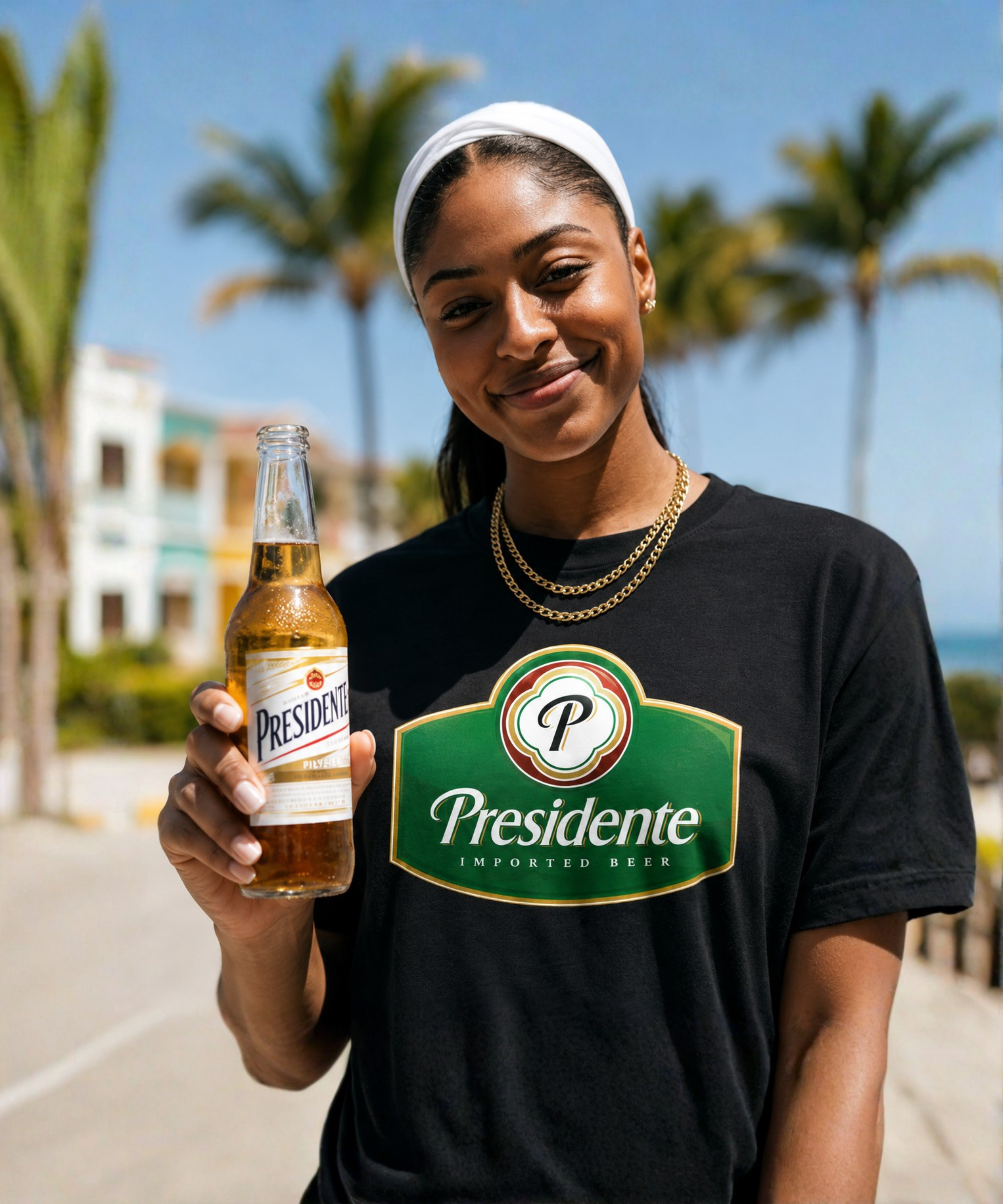 Dominican Republic Presidente Beer Logo Unisex T-Shirt