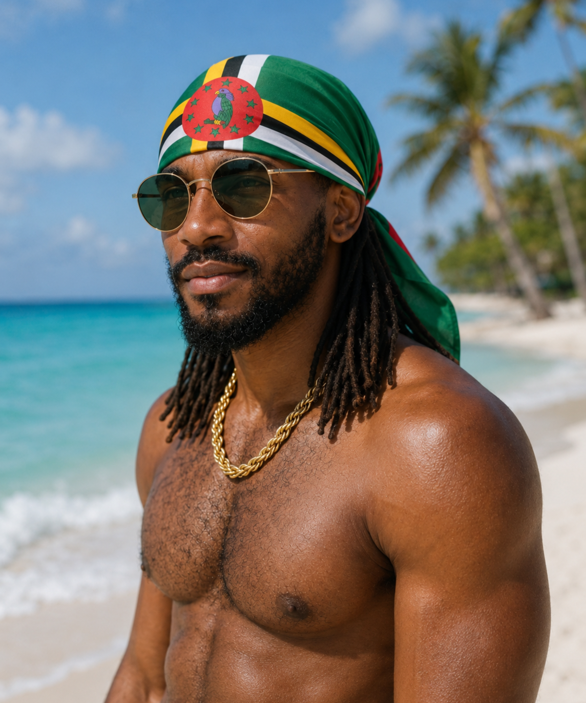 Dominica Flag  Bandana