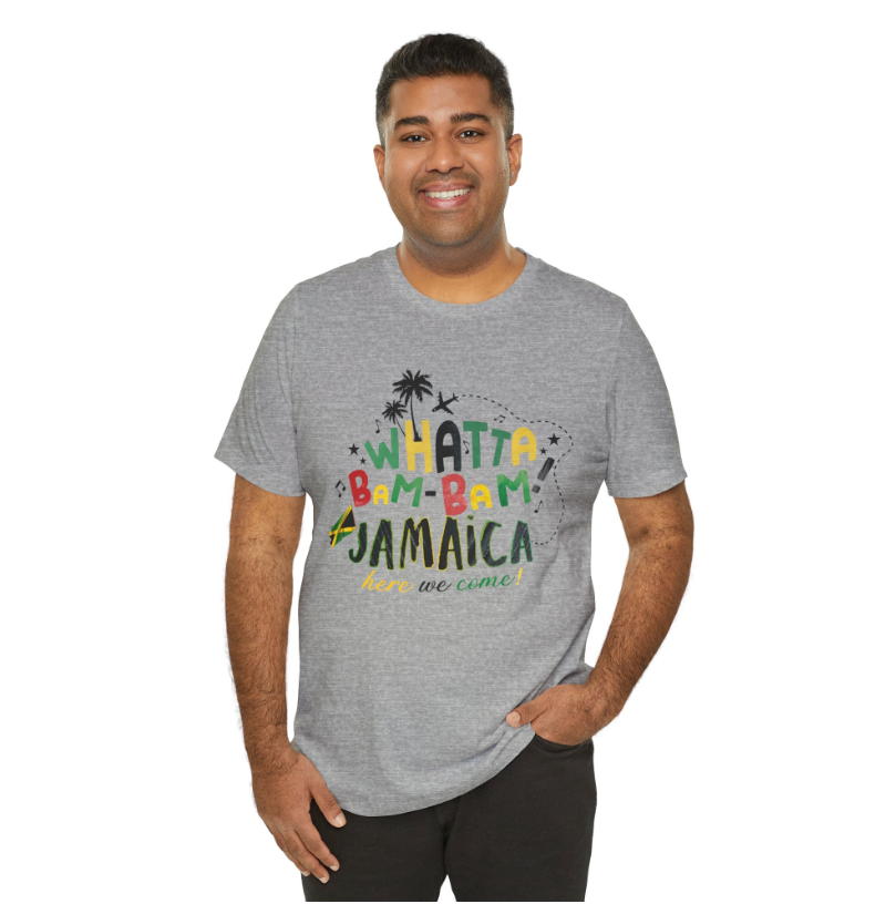 Whatta Bam Bam Jamaica Vacation Travel Tee - Irie Blues Boutique