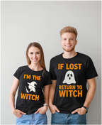 I'm The Witch Couples Halloween T-shirt - Irie Blues Boutique